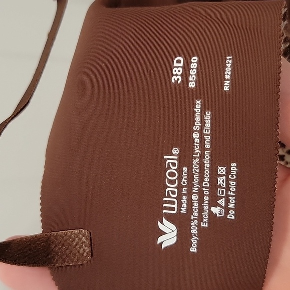 Wacoal Animal Print iBra Underwire Bra Size38D NWT - Picture 3 of 5